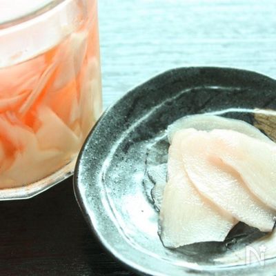 【簡単保存食】新しょうがの甘酢漬け