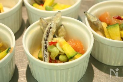 きびなごとルビーのエスカベッシュ