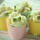 枝豆とチーズの蒸しパン