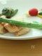 鶏ささみの竜田揚げ&アスパラガスの素揚げ