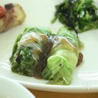 豚しゃぶ肉のレタスロール