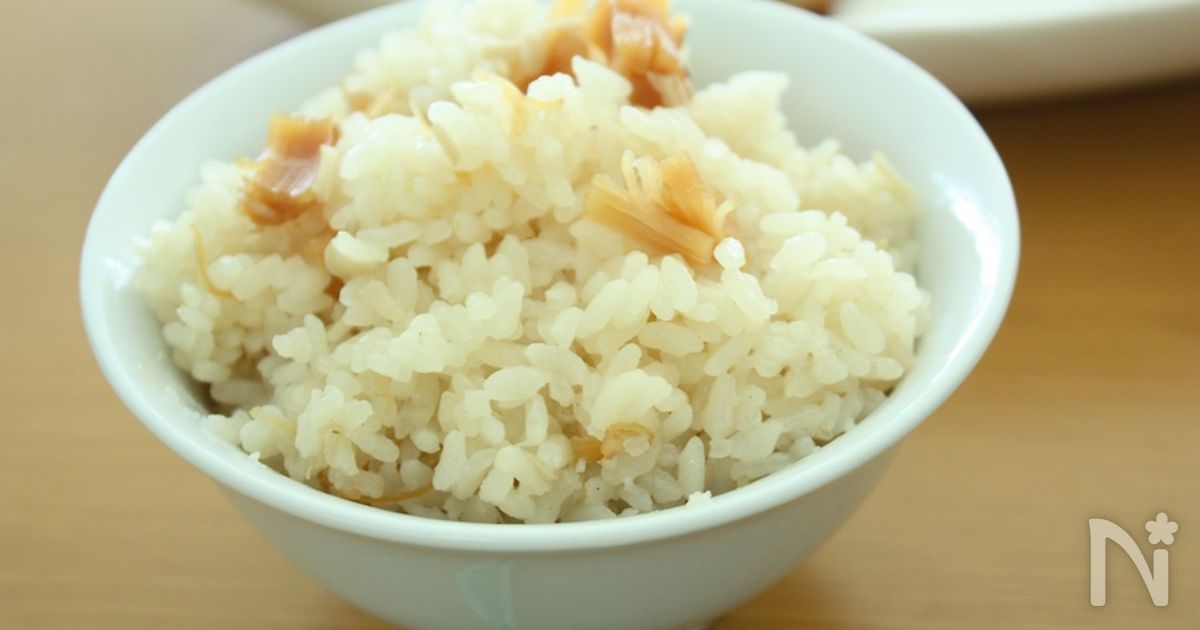 ホタテの干し貝柱とえのきだけの炊き込みごはん By シニア野菜ソムリエ立原瑞穂 レシピサイト Nadia ナディア プロの料理家のおいしいレシピ