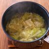【キャベツと海苔の中華スープ】韓国のりの風味がいい♪の工程2