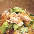 鶏ときゅうりの中華のおかず