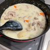 1169387の作ってみた!投稿(ルウ不要♡牛乳で作る♪『豚肉とほうれん草のクリームシチュー』)