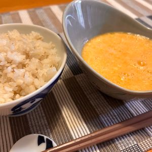 puricoの作ってみた!投稿(たまごかけご飯が変身♪『長芋とろろご飯』)