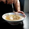 たった7分！即席スープ！『冷やし塩ラーメン』の工程1
