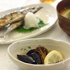 茄子の揚げ浸し　塩ポン酢