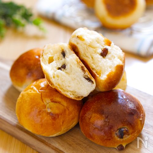 冷めてもふわふわしっとり！レーズンパン