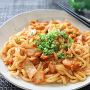 ちょっ早激旨＊肉なしでも大満足♡コク旨キムチ焼きうどん