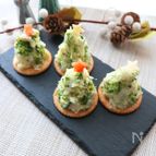 レンジで♪ブロッコリーのツリーマッシュポテト
