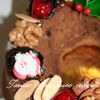 クリスマスリース・チョコレートケーキの工程1