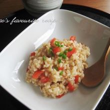 お味噌とトマト!の和風リゾット