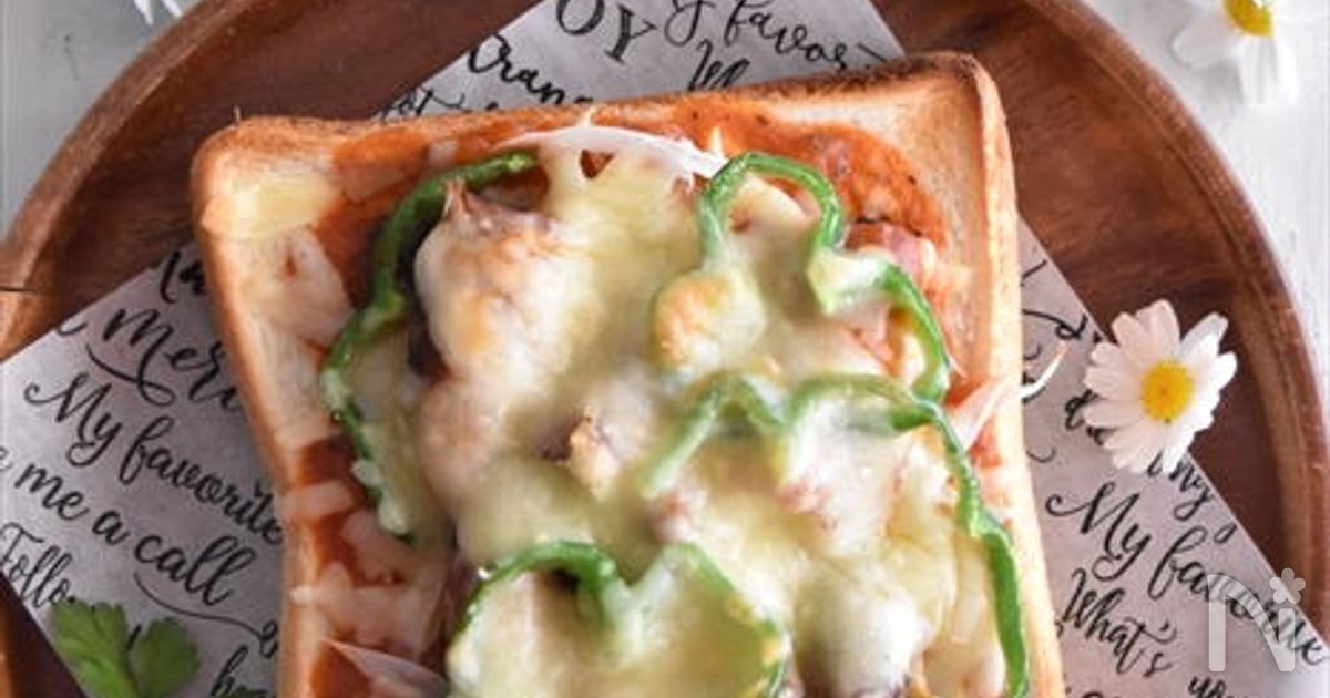 トマトソースとよく合う！ほたるいかのピザトースト