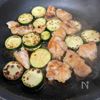 ワンパン10分【ズッキーニと鶏ももの醤油バター】の工程4