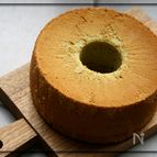 【ふわふわ抹茶シフォンケーキ】