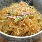【そうめんかぼちゃと春雨の中華風サラダ】