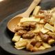 【マコモと豚肉のオイスター味噌炒め】