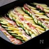 【野菜と豚バラのミルフィーユ蒸し】の工程2