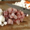 【コロコロお魚サラダ】の工程1