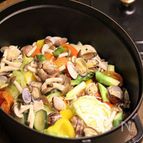 【あまり野菜で簡単白ワイン蒸し】