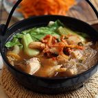 【白身魚の味噌キムチゲ】