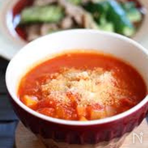【野菜たっぷり和風ミネストローネ】