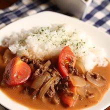 【トマトビーフストロガノフ】