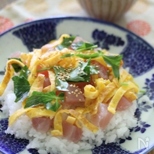 【かんたん!マグロちらし寿司】