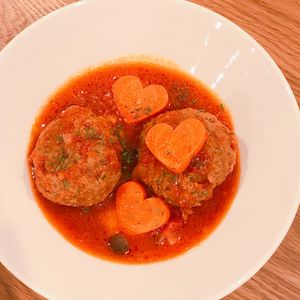 ミルクの作ってみた!投稿(ふわふわで絶品！【炊飯器トマト煮込みハンバーグ】)