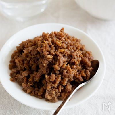 『万能☆甘辛肉そぼろ』旨みたっぷり！お弁当や作り置きに便利◎