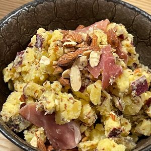 michuの作ってみた!投稿(デリ風『大人のスイートポテサラ』レンジで◎ワインに合う！)