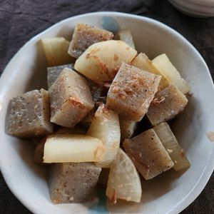 からこの作ってみた!投稿(めんつゆでラクラク♪味しみ♪『大根とこんにゃくのおかか煮』)