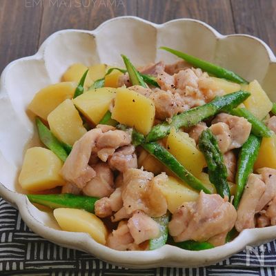 レンジで簡単！！コク旨鶏じゃが