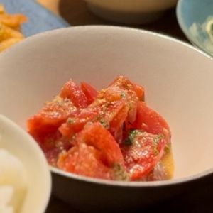 funinmans_mesiの作ってみた!投稿(【トマトと大葉のごま和え】簡単やみつきレシピ)