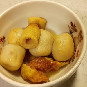 ひろりぃの作ってみた!投稿(里芋とちくわのレンジ煮♪食材2つで完結！レンジで簡単調理！)