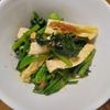 ももの作ってみた!投稿(カリカリ♡焼き油揚げとほうれん草の梅和え)