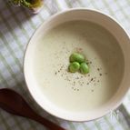 『じゃがいもと枝豆の冷たいポタージュ』＃夏バテ対策にも