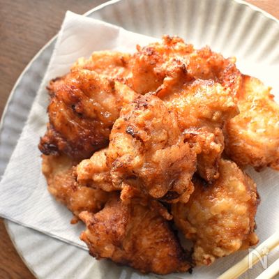 ヤバ旨♡争奪戦間違いなし!(笑)鶏胸肉の生姜醤油唐揚げ♡