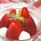材料４つ♪１０分de苺のジェラート