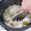 長ねぎとしらすの炊き込みご飯【長ねぎが驚くほど甘くなる】の工程3