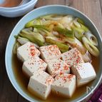 豆腐とねぎのだし煮【あっさり和食】