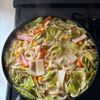 【豆乳ちゃんぽんうどん】この一杯で一品完結♪の工程2