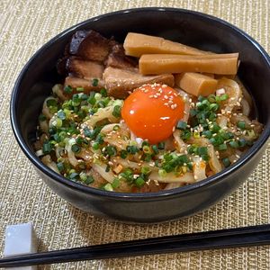 楽ラク手抜キッチン🐶🐾の作ってみた!投稿(【この夏おすすめ！】油そば風な和風うどん)
