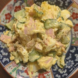 たりおの作ってみた!投稿(【ポテトと卵の濃厚マヨサラダ】パリパリきゅうりたっぷり♪)