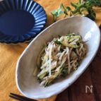 『5分で出来る』大根ときゅうりのおかかポン酢和え