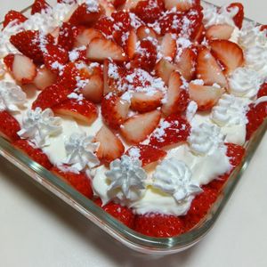 marine55の作ってみた!投稿(レアチーズスコップケーキ)