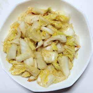 ふうかの作ってみた!投稿(白菜とちくわのうまだれナムル)