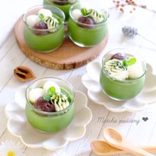 生クリーム不使用！簡単ぷるるん抹茶プリン