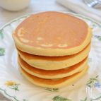 もっちり感あり【米粉のミルクパンケーキ】簡単！ふんわり♡